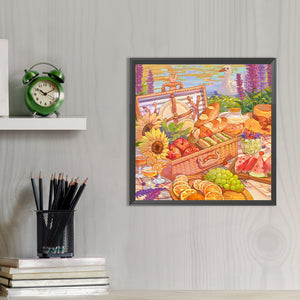 Summer Picnic 40*40CM(Picture) Full Round Drill Diamond Painting