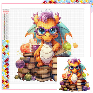 Little Dragon 40*40CM(Picture) Full Square Drill Diamond Painting