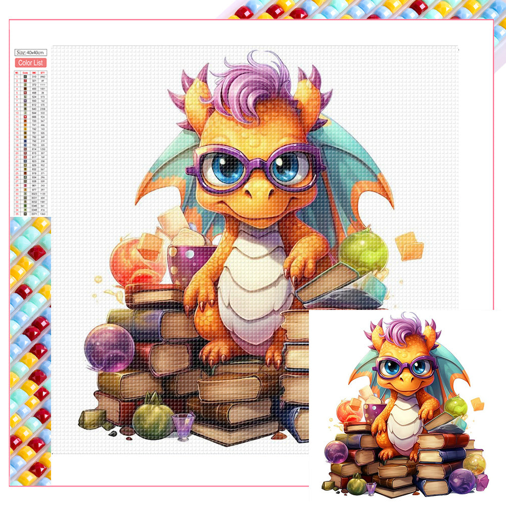 Little Dragon 40*40CM(Picture) Full Square Drill Diamond Painting