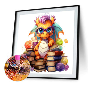 Little Dragon 40*40CM(Picture) Full Square Drill Diamond Painting