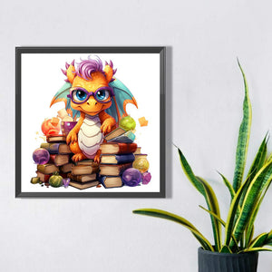 Little Dragon 40*40CM(Picture) Full Square Drill Diamond Painting