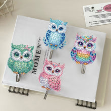 Load image into Gallery viewer, 6Pcs 2D/Flat DIY Owl Diamond Painting Hooks Diamond Art Painting Hook Kit
