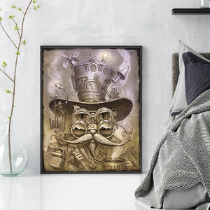 Yishu - Mecha Punk - 40*50CM 11CT 3 Stamped Cross Stitch