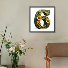 Load image into Gallery viewer, Sunflower Number 6 30*30CM(Canvas) Full Round Drill Diamond Painting
