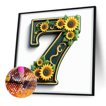 Load image into Gallery viewer, Sunflower Number 7 30*30CM(Canvas) Full Round Drill Diamond Painting
