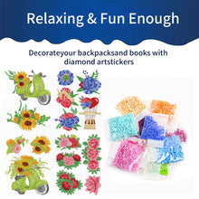 Load image into Gallery viewer, 26pcs Sunflower Diamond Painting Window Sticker Crystal Diamond Sticker
