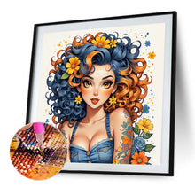 Load image into Gallery viewer, Fresh Summer Girl 40*40CM(Picture) Full Round Drill Diamond Painting
