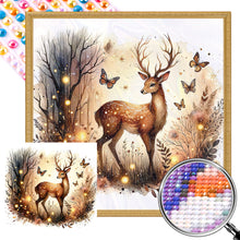 Load image into Gallery viewer, Fluorescent Deer 30*30CM(Picture) Full Round Drill Diamond Painting
