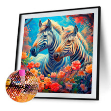 Load image into Gallery viewer, Zebra 40*40CM(Picture) Partial AB Full Square Drill Diamond Painting
