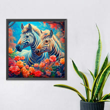Load image into Gallery viewer, Zebra 40*40CM(Picture) Partial AB Full Square Drill Diamond Painting
