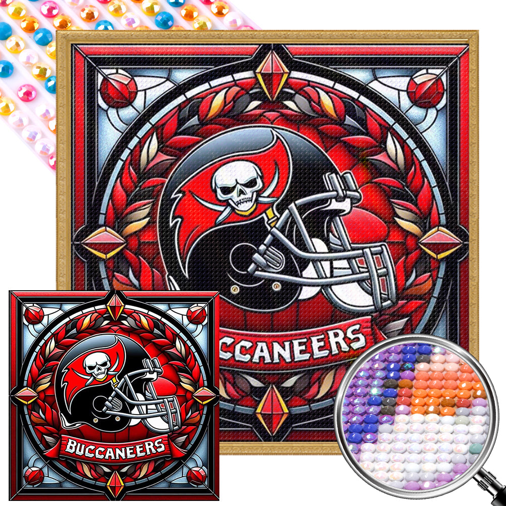 Rugby Club 40*40CM(Picture) Full Round Drill Diamond Painting