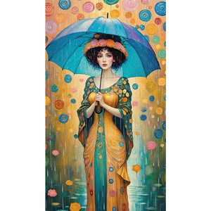 Woman 40*70CM(Picture) Partial AB Full Square Drill Diamond Painting