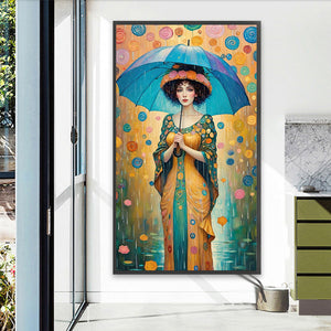 Woman 40*70CM(Picture) Partial AB Full Square Drill Diamond Painting