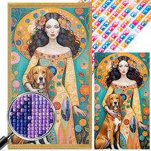 Load image into Gallery viewer, Woman 40*70CM(Picture) Partial AB Full Square Drill Diamond Painting
