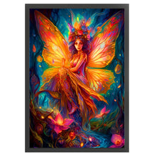 Load image into Gallery viewer, Huancan - Butterfly Queen In The Deep Forest - 50*70CM 11CT 3 Stamped Cross Stitch
