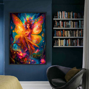 Huancan - Butterfly Queen In The Deep Forest - 50*70CM 11CT 3 Stamped Cross Stitch