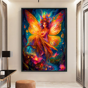Huancan - Butterfly Queen In The Deep Forest - 50*70CM 11CT 3 Stamped Cross Stitch
