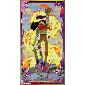Yishu - Adventure Time: Power - 40*70CM 11CT 3 Stamped Cross Stitch