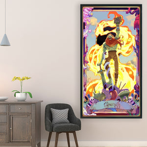 Yishu - Adventure Time: Power - 40*70CM 11CT 3 Stamped Cross Stitch