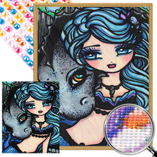 Load image into Gallery viewer, Dragon And Girl 40*50CM(Picture) Full Round Drill Diamond Painting
