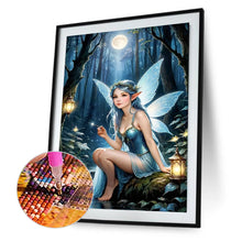 Load image into Gallery viewer, Butterfly Girl 50*65CM(Canvas) Full Round Drill Diamond Painting
