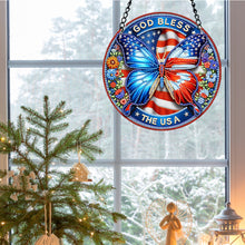 Load image into Gallery viewer, Butterfly 2D Flat DIY Diamond Art Suncatcher Diamond Art Pendant Home Decor
