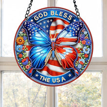 Load image into Gallery viewer, Butterfly 2D Flat DIY Diamond Art Suncatcher Diamond Art Pendant Home Decor
