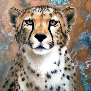Casual Leopard 40*40CM(Canvas) Full Round Drill Diamond Painting