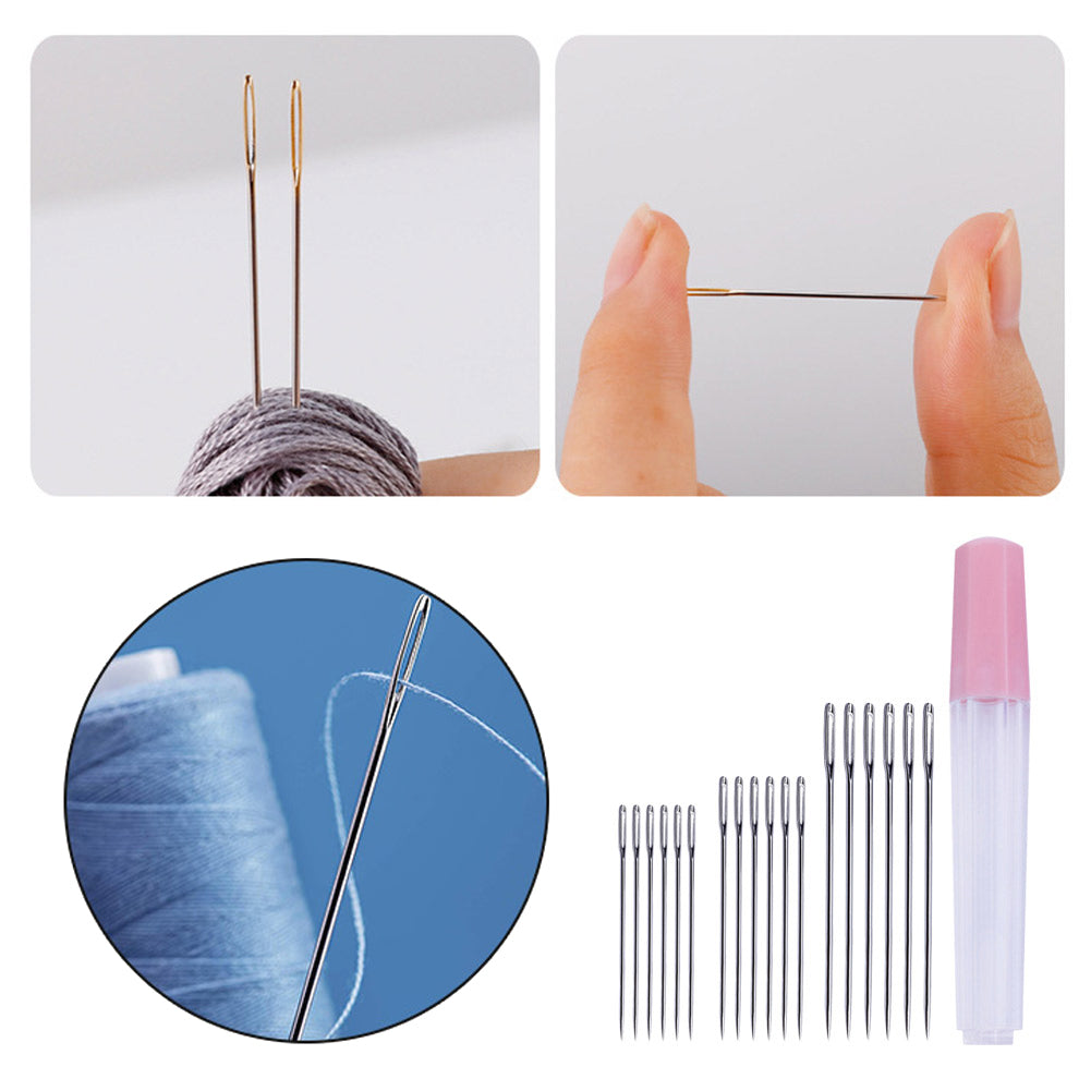 18Pcs Cross Stitch Needles Cross Stitch Sewing Needles 52/60/65mm for Art Crafts
