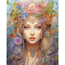 Load image into Gallery viewer, Yishu - Forest Goddess Iii - 50*60CM 11CT 3 Stamped Cross Stitch
