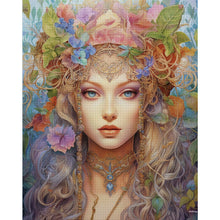 Load image into Gallery viewer, Yishu - Forest Goddess Iii - 50*60CM 11CT 3 Stamped Cross Stitch
