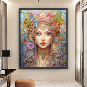 Yishu - Forest Goddess Iii - 50*60CM 11CT 3 Stamped Cross Stitch