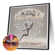 Load image into Gallery viewer, Artistic Umbrella Angel 30*30CM(Canvas) Partial Special Shaped Drill Diamond Painting
