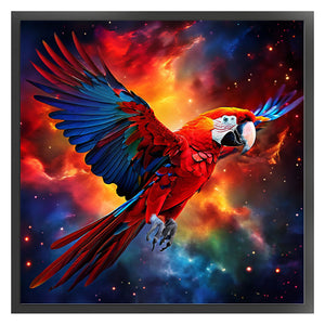 Huancan - Macaw - 40*40CM 11CT 3 Stamped Cross Stitch