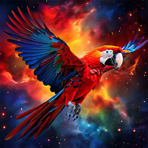 Huancan - Macaw - 40*40CM 11CT 3 Stamped Cross Stitch