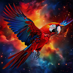 Huancan - Macaw - 40*40CM 11CT 3 Stamped Cross Stitch