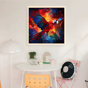 Huancan - Macaw - 40*40CM 11CT 3 Stamped Cross Stitch