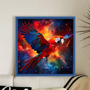 Huancan - Macaw - 40*40CM 11CT 3 Stamped Cross Stitch