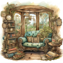 Load image into Gallery viewer, Cozy House 40*40CM(Canvas) Full Round Drill Diamond Painting
