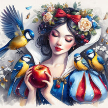 Load image into Gallery viewer, Snow White ... 40*40CM(Canvas) Round Full Drill Diamond Painting
