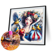 Load image into Gallery viewer, Snow White ... 40*40CM(Canvas) Round Full Drill Diamond Painting
