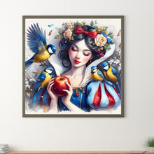 Load image into Gallery viewer, Snow White ... 40*40CM(Canvas) Round Full Drill Diamond Painting
