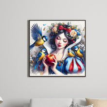 Load image into Gallery viewer, Snow White ... 40*40CM(Canvas) Round Full Drill Diamond Painting
