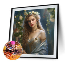 Load image into Gallery viewer, Flower Princess 40*40CM(Picture) Round Full Drill Diamond Painting
