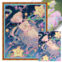 Load image into Gallery viewer, Yishu - Saturn - 50*65CM 11CT 3 Stamped Cross Stitch
