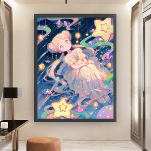 Yishu - Saturn - 50*65CM 11CT 3 Stamped Cross Stitch