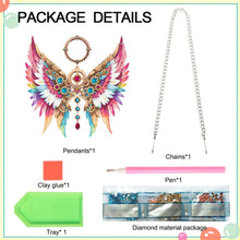 Load image into Gallery viewer, Acrylic Special Shape Colorful Wing Diamond Painting Pendant for Wall Window
