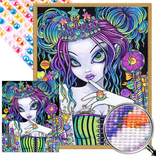 Load image into Gallery viewer, Mysterious Elf Girl 40*50CM(Picture) Full Round Drill Diamond Painting
