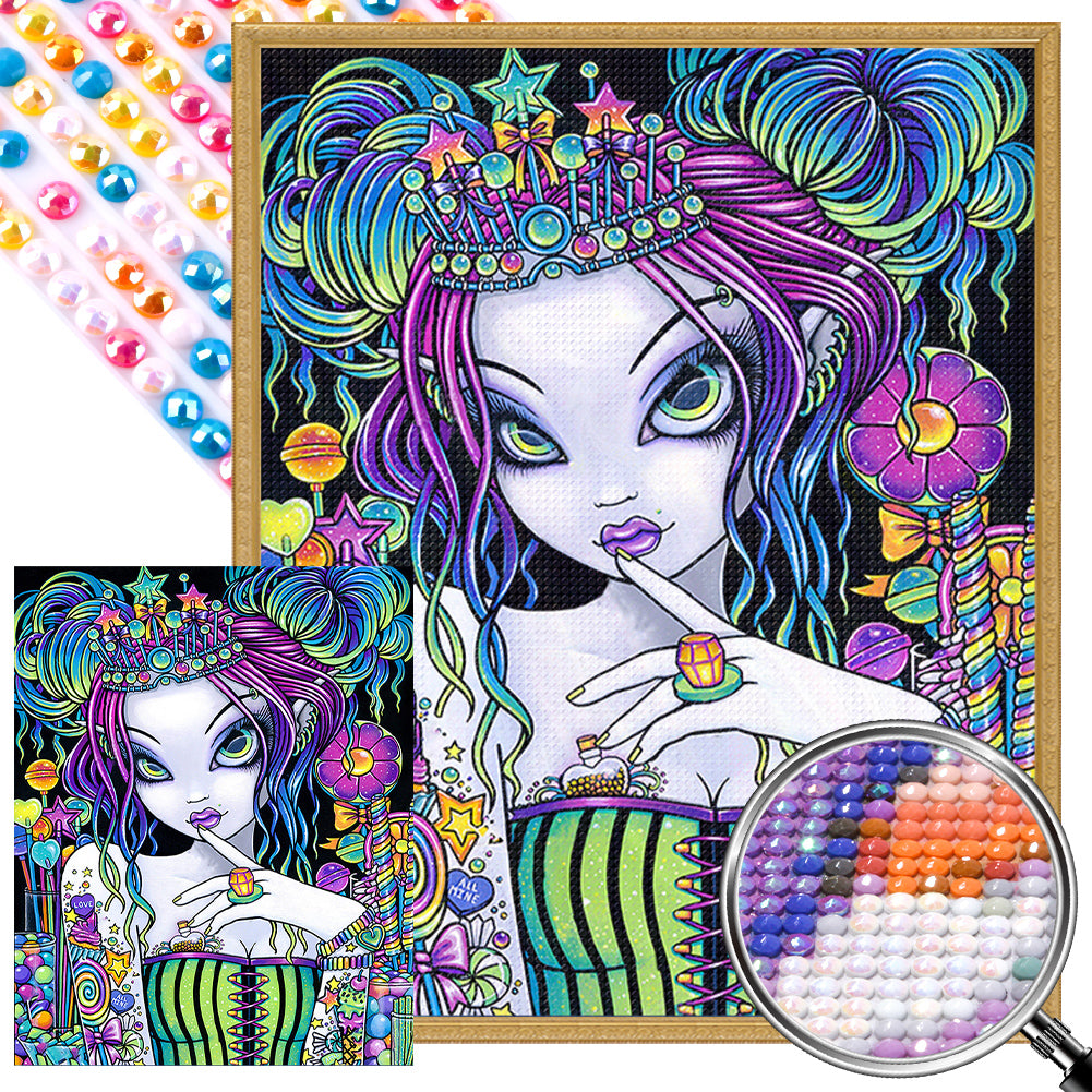 Mysterious Elf Girl 40*50CM(Picture) Full Round Drill Diamond Painting