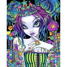 Load image into Gallery viewer, Mysterious Elf Girl 40*50CM(Picture) Full Round Drill Diamond Painting
